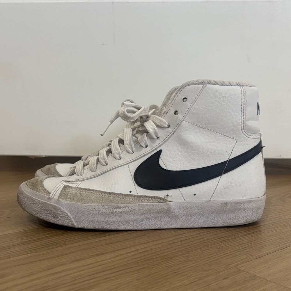 Nike White Blazers